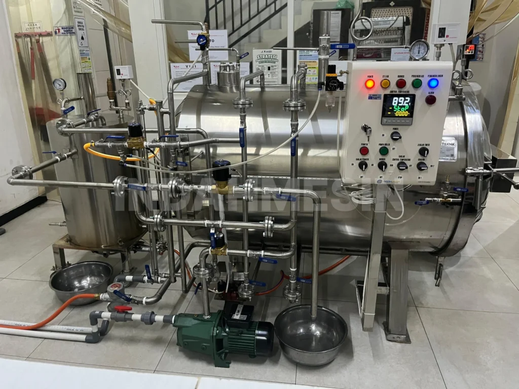 Mesin Retort Horizontal 500L