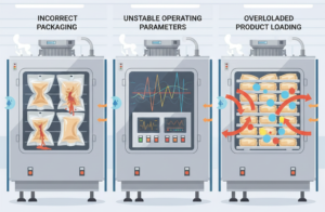 kesalahan umum dalam proses retort