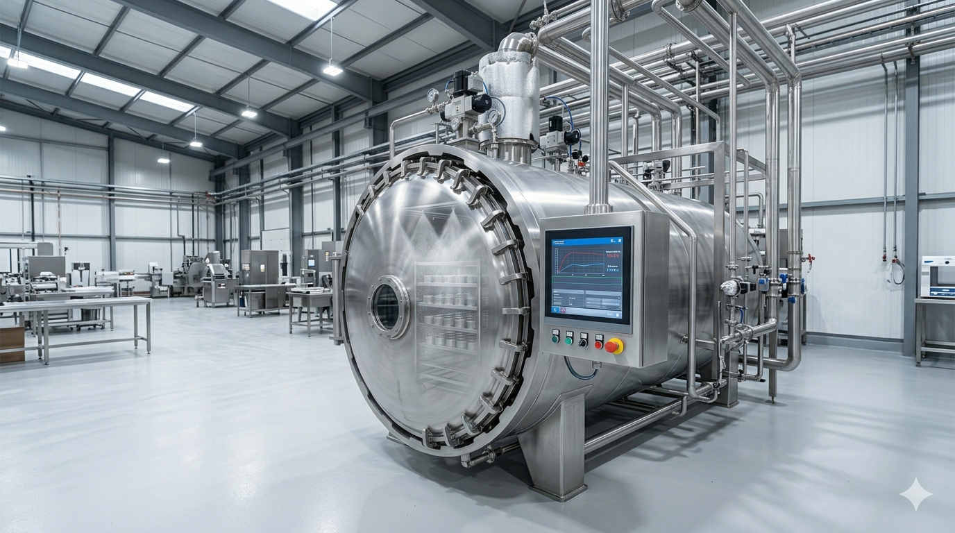 Mesin Retort Full Otomatis